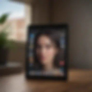 Accessing FaceTime in iPad Settings iPad settings menu highlighting FaceTime option