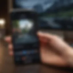 iPhone displaying screen sharing options