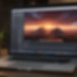 Browser settings interface on MacBook Pro