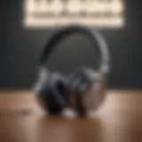 A sleek design showcasing the evolution of iPhone headphones