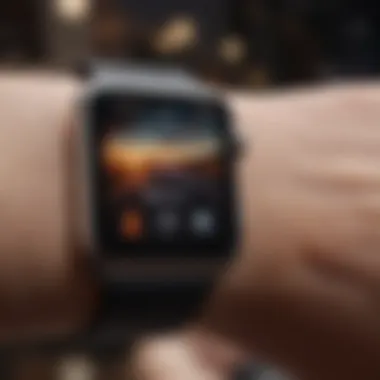 Innovative Running App Interface on Apple Watch