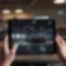 iPad showcasing business applications