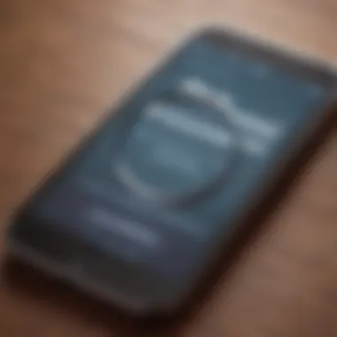 Detailed iPhone Rebate Analysis An iPhone with a magnifying glass showing fine print of a rebate offer