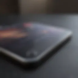 A sleek and modern iPhone with a vibrant display