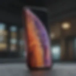 iPhone XR front view showcasing its vibrant display