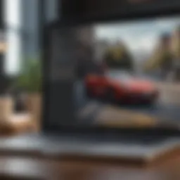 MacBook Pro displaying Find My app interface