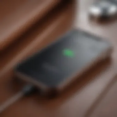 Elegance Meets Functionality Luxurious Leather iPhone 11 Pro Max Charging Case
