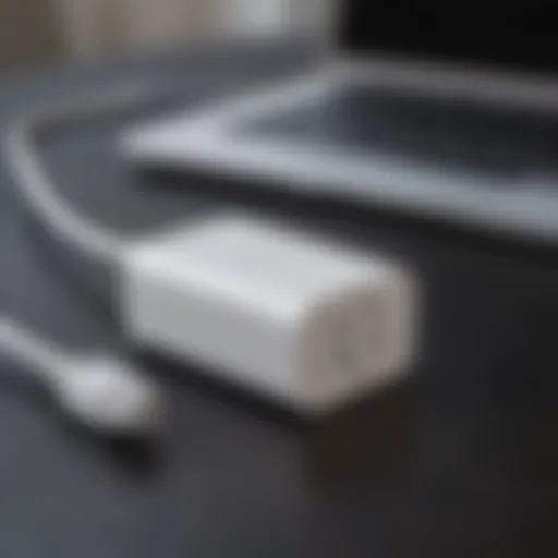 Sleek and modern MacBook Air charger cord