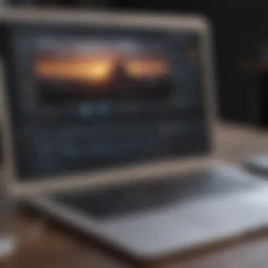 MacBook Air screen recording interface