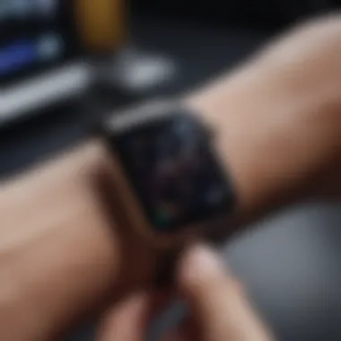 Apple Watch connected to iPhone for seamless integration