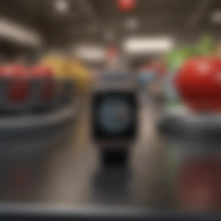 A smartphone screen showing Target's website with promo codes for Apple Watches.