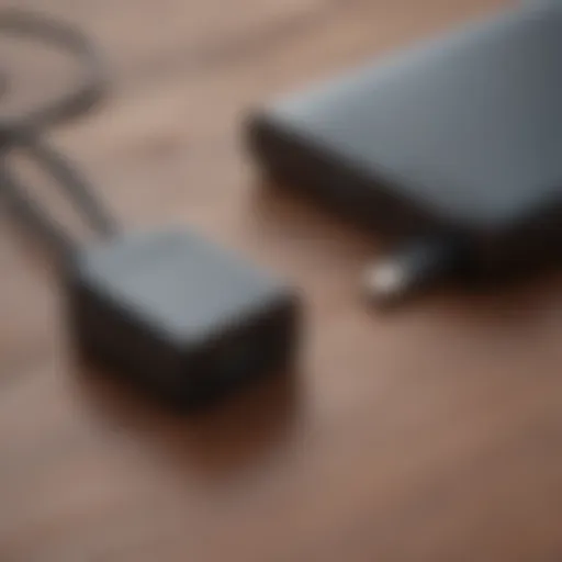 Sleek design of the Native Union USB A to USB C adapter showcasing its premium finish.