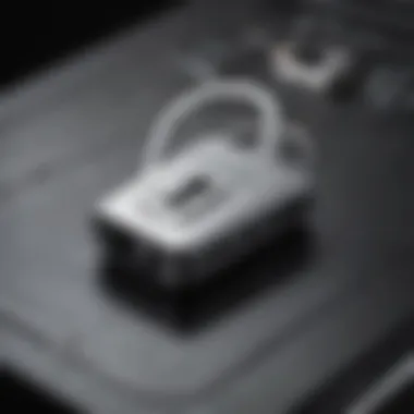 Securing Your Information After Theft Illustration of a phone with a lock symbol representing security