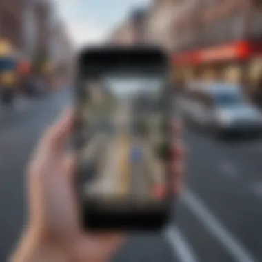 Navigating Multiple Stops Strategically Visualization of a route with optimized stops on a navigation app