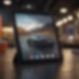 Latest iPad models displayed on a sleek surface