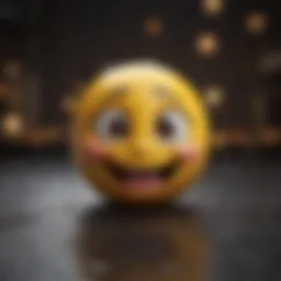 Abstract representation of personal emoji customization