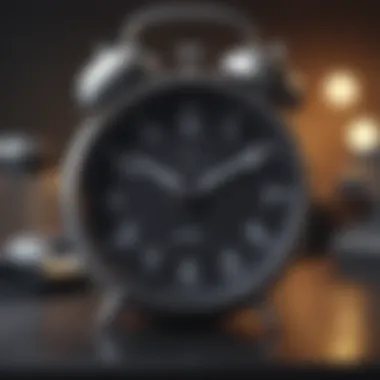 Personalize Your Alarm Clock Settings Smartphone displaying alarm clock settings