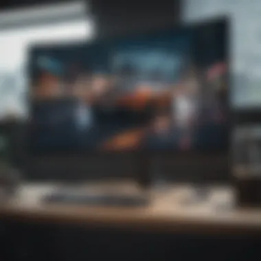 Unparalleled Performance Precision Precision Performance of 55-Inch Curved Gaming Monitor