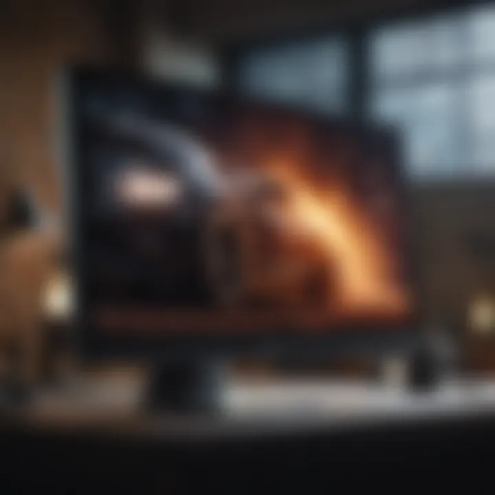 Precision in resolution on studio display monitor