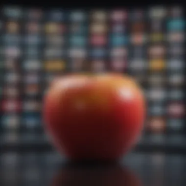 Diverse Genres on Apple TV A cinematic scene showcasing diverse genres available on Apple TV
