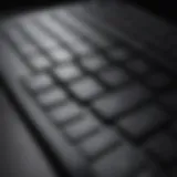 Refurbished Apple MacBook Pro keyboard close-up