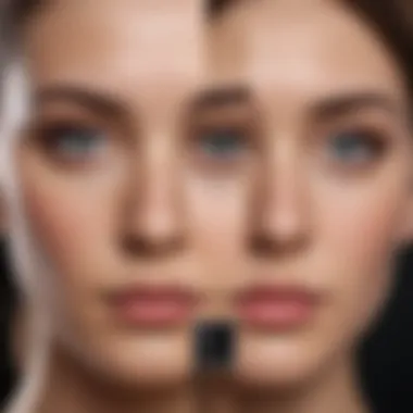 Visualizing the Elegance: Design Face-Off Elegant design comparison of Samsung phone vs. iPhone