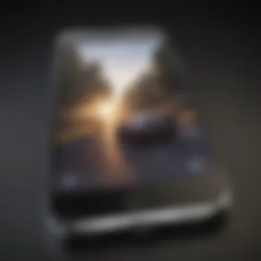 Cutting-Edge iPhone Scan Functionality Sleek iPhone showcasing scan feature