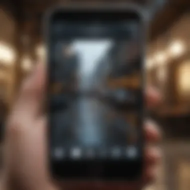 Efficient iPhone Screen Recording Process Illustration of screen recording process on iPhone