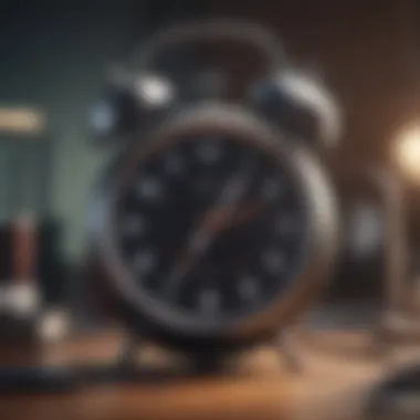 Seamlessly Integrate Your Wake-Up Routine Alarm clock ringing with a musical symbol