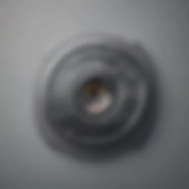 Cutting-Edge Security Features Illustration of a secure login screen with fingerprint recognition
