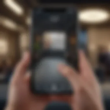 Choosing Your Unique Ringtone Selecting custom ringtone on iPhone 11