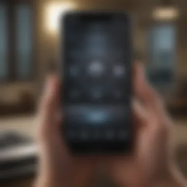 Illustration of the Passcode Setup Screen on iPhone iPhone passcode setup screen
