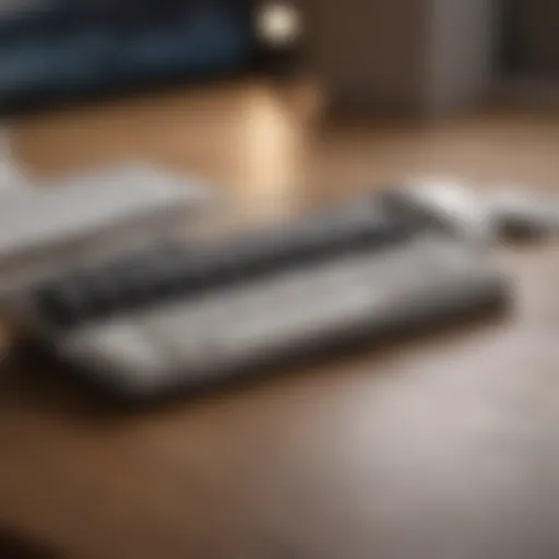 Sleek Apple Mini Wireless Keyboard on Desk