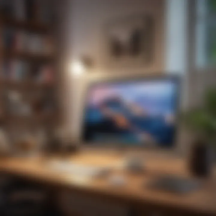 MacBook Pro on sleek desk