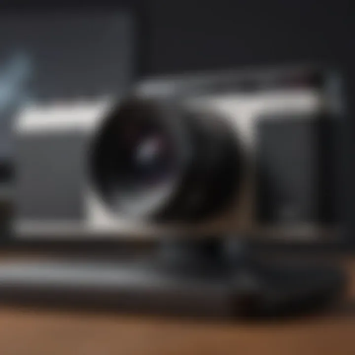 Sleek and modern webcam design for MacBook Pro