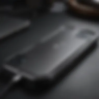 Cutting-Edge Design Sleek Titanium iPhone 11 Pro Max Charging Case