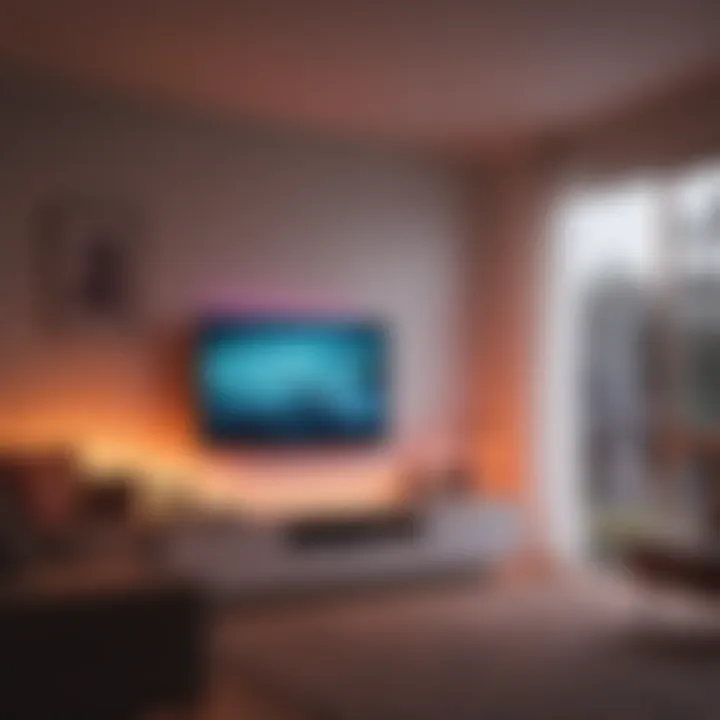 Smart home integration with Philips Hue Gradient Lightstrip 80 Inch