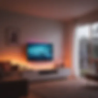 Seamless Smart Home Compatibility Smart home integration with Philips Hue Gradient Lightstrip 80 Inch