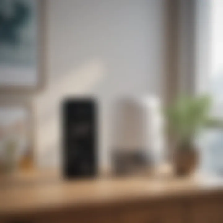 Smartmi Air Purifier app interface on a smartphone