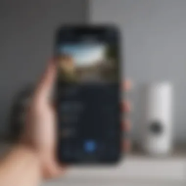 SmartThings app interface on smartphone screen