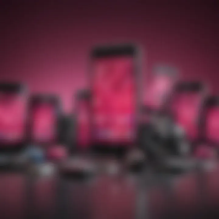 Variety of T-Mobile devices with financing options