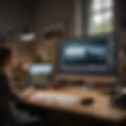 Creative editing workspace with Apple Final Cut Pro