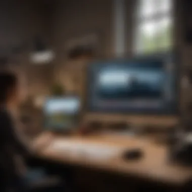 Innovative Editing Environment Creative editing workspace with Apple Final Cut Pro