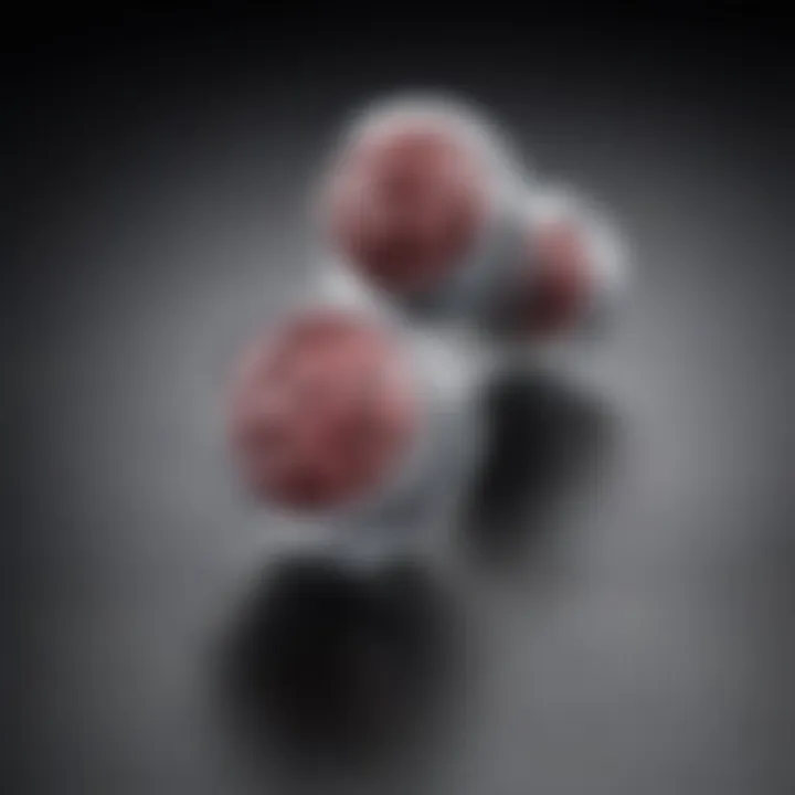 Detailed view of extra small earbud covers showcasing texture