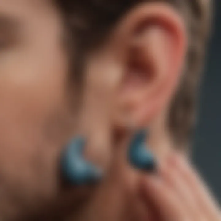 Visual representation of earbud fit on smaller ear shapes