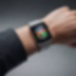 Visual representation of iPhone and Apple Watch side by side