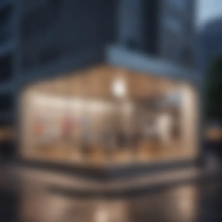 Stylish Apple Store Front