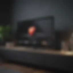 User interface of Apple AirPlay settings on a television