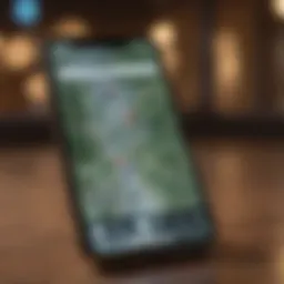 An interface showing location tracking settings on an iPhone