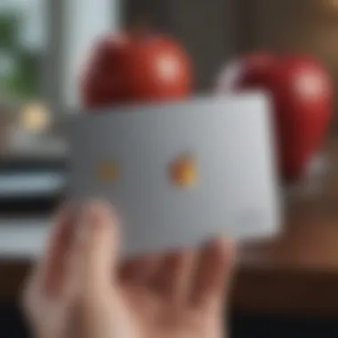 Luxurious Apple Card Design Innovative Apple Card design in luxurious setting